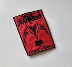 Naszywka Haftowana HELLHAMMER - Satanic Rites [red]
