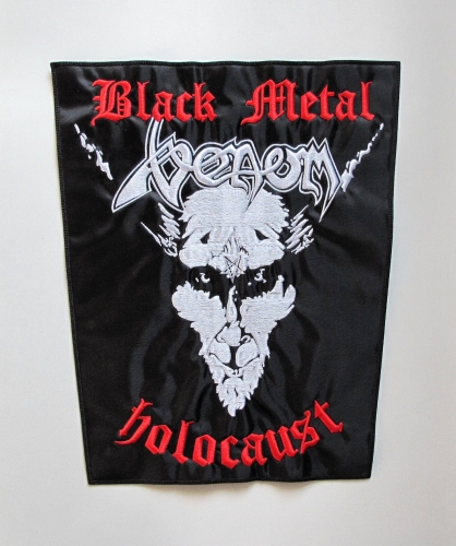 VENOM - Black Metal Holocaust  --- Embroidered Patch.JPG