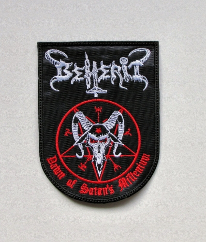 BEHERIT - Dawn of Satan's Millennium --- Embroidered Patch.JPG