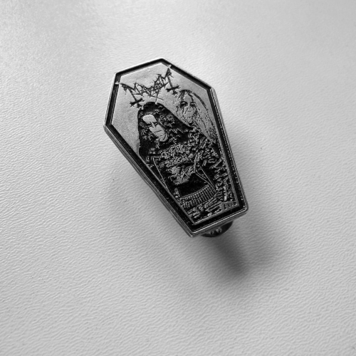 MAYHEM - Euronymus &amp; Dead --- metal pin.JPG