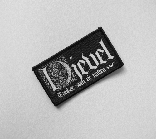 DJEVEL - Tanker som rir natten -- woven patch.JPG