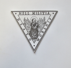 HELL MILITIA - Death Worship -- Leather patch