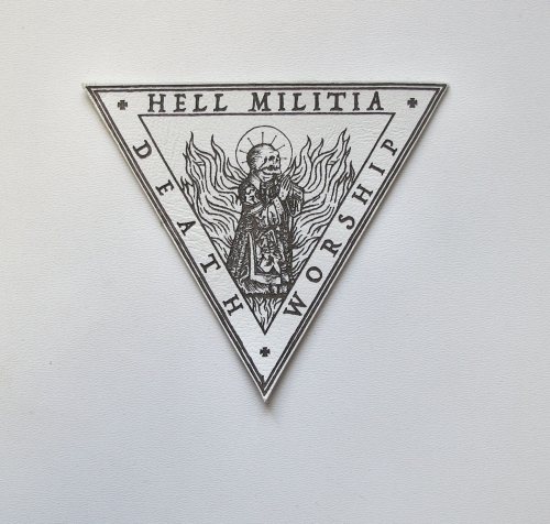 HELL MILITIA - Death Worship -- leather patch.JPG
