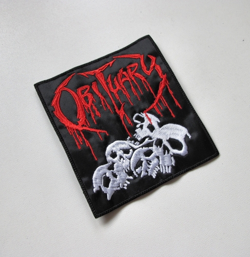 OBITUARY - Skulls --- Embroidered Patch.JPG