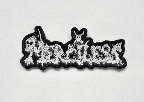 MERCILESS - Logo Shaped --- Embroidered Patch.JPG