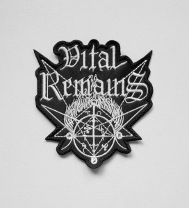 Naszywka Haftowana VITAL REMAINS - Logo Shaped [white]