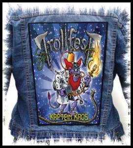 TROLLFEST - Kaptein Kaos -- Backpatch