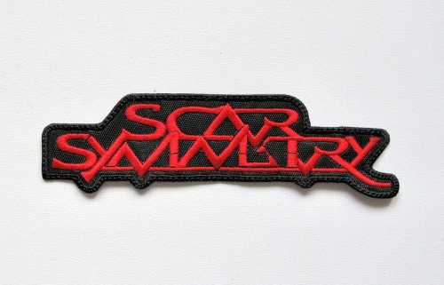 SCAR SYMMETRY - Logo Shaped [red] --- Embroidered Patch.JPG