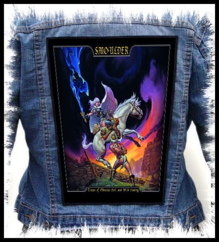 SMOULDER - Times of Obscene Evil and Wild Daring -- backpatch back patch.jpg
