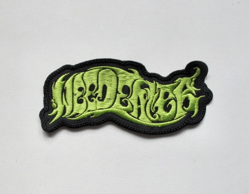 WEEDEATER - Green Logo  --- Embroidered Patch.JPG