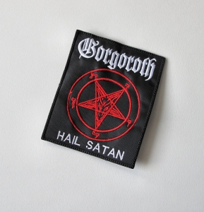 Naszywka Haftowana GORGOROTH - Hail Satan