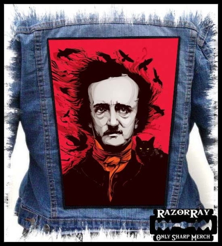 EDGAR ALLAN POE - Black Cat -- Backpatch Back Patch.jpg