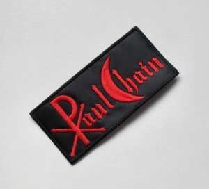PAUL CHAIN - Logo [red] --- Embroidered Patch 