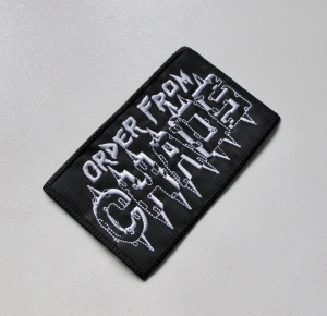 ORDER FROM CHAOS - Logo --- Embroidered Patch