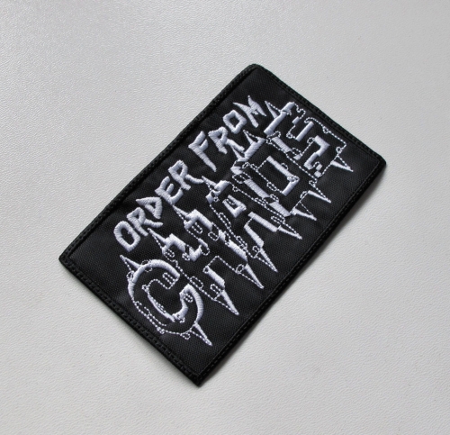 ORDER FROM CHAOS - Logo --- Embroidered Patch.JPG