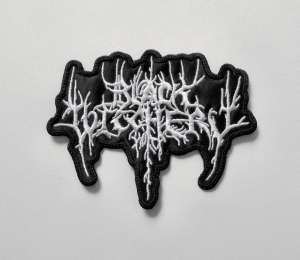 BLACK WITCHERY - Logo Shaped --- Embroidered Patch