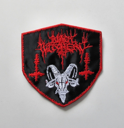 BLACK WITCHERY - Goat Shield --- Embroidered Patch.JPG