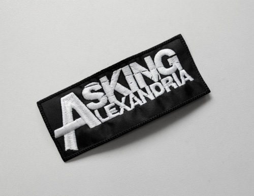 ASKING ALEXANDRIA - Logo --- Embroidered Patch.JPG