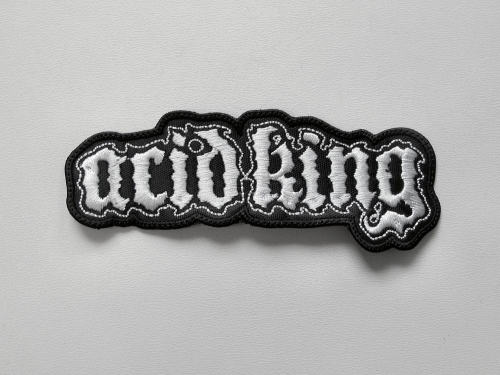ACID KING - White Logo --- Embroidered Patch.JPG