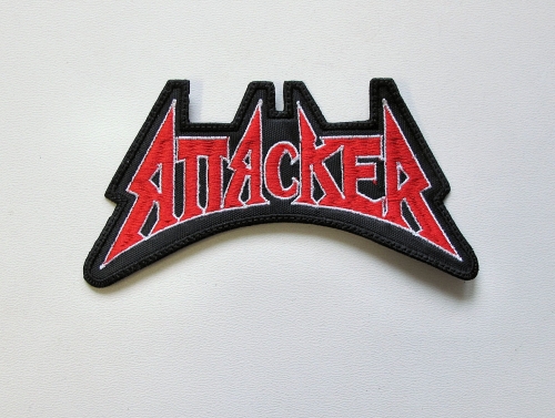 ATTACKER - Logo Shaped --- Embroidered Patch.JPG