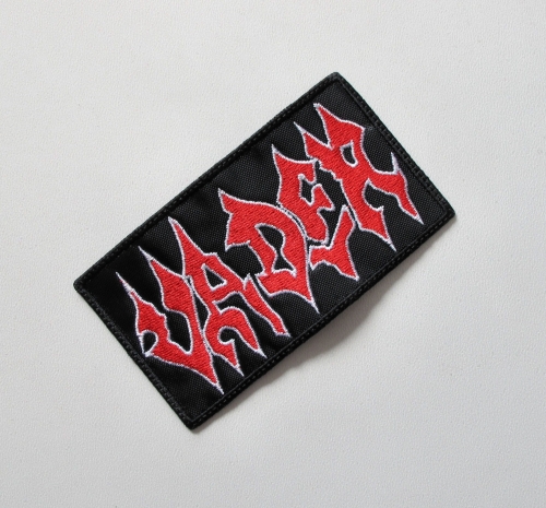 VADER - Logo [red-white]  --- Embroidered Patch.JPG