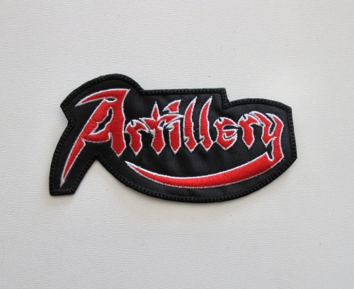 ARTILLERY - Logo Shaped  --- Embroidered Patch.JPG