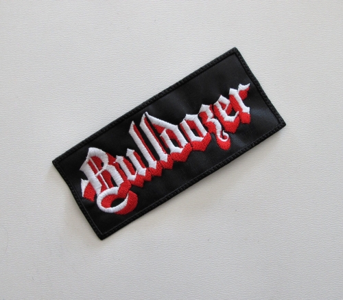 BULLDOZER - Logo  --- Embroidered Patch.JPG
