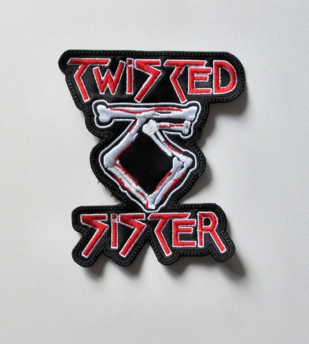 TWISTED SISTER - Logo &amp; Symbol --- Embroidered Patch.JPG