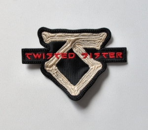 TWISTED SISTER - Logo Bones -- Embroidered Patch