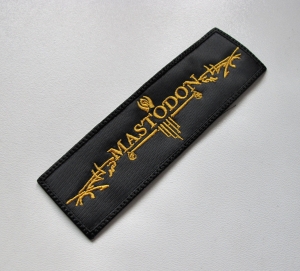 MASTODON - Logo Strip -- Embroidered Patch