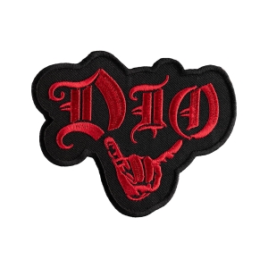 DIO - Mano Cornuta  [ iron on] -- Embroidered  Patch