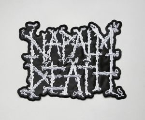 Ekran Haftowany NAPALM DEATH - Logo [white] 