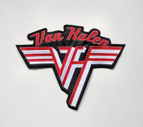 VAN HALEN - Logo  -- Embroidered Backpatch.JPG