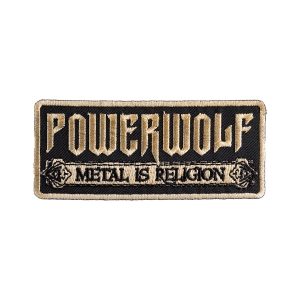 Naszywka termiczna POWERWOLF - METAL IS RELIGION