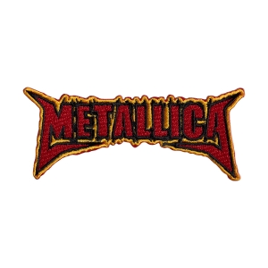 METALLICA - LOGO [red&yellow] [ iron on] -- Embroidered  Patch