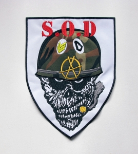 S.O.D. - Sargent D -- Embroidered Backpatch