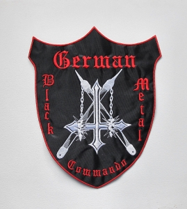 NARGAROTH - German Black Metal Commando -- Embroidered Backpatch