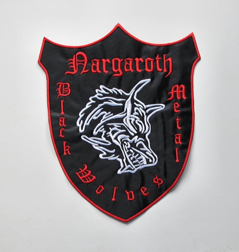 NARGAROTH - Black Metal Wolves -- Embroidered Backpatch.JPG