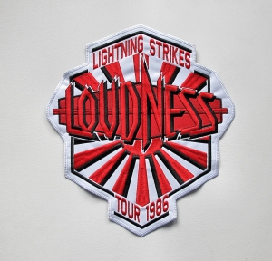 LOUDNESS - Lightning Strikes -- Embroidered Backpatch