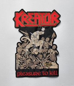 KREATOR - Pleasure To Kill -- Embroidered Backpatch 