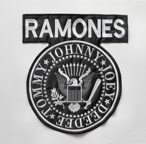 RAMONES -- Embroidered Backpatch