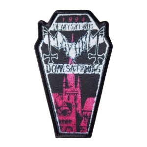 MAYHEM - DE MYSTERIIS DOM SATHANAS [ iron on] --  Patch