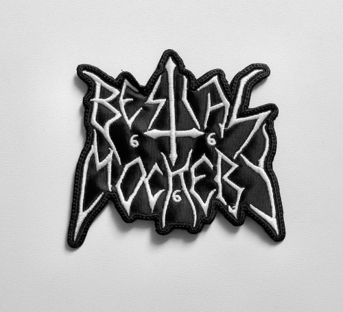 BESTIAL MOCKERY - Logo -- Embroidered Patch.JPG