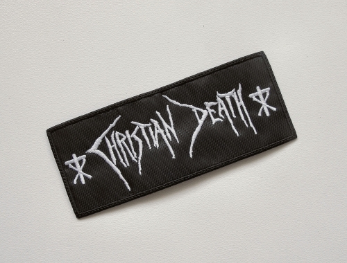 CHRISTIAN DEATH - Logo -- Embroidered Patch.JPG