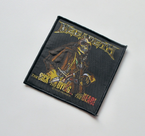 MEGADETH - The Sick The Dying... And The Dead -- woven patch.JPG