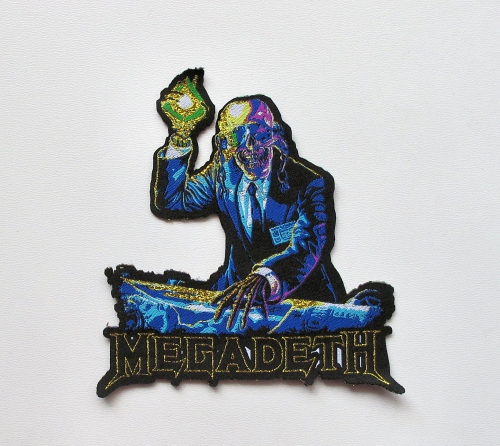 MEGADETH - Rust In Peace [laser cut] -- Woven Patch.JPG