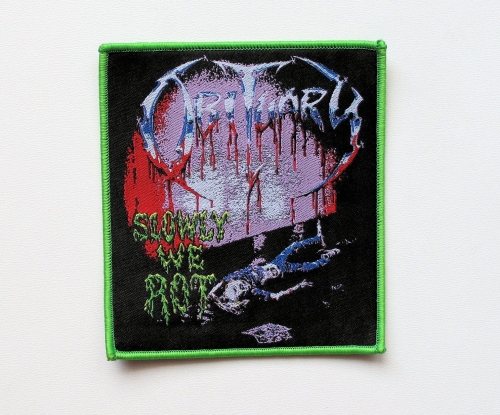 OBITUARY - Slowly We Rot -- woven patch.jpg