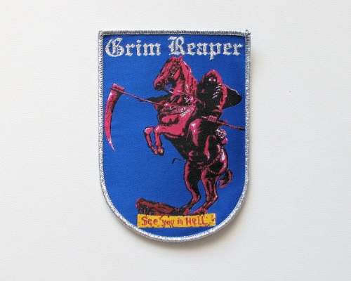 GRIM REAPER - See You In Hell -- woven patch.jpg