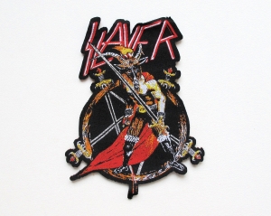 SLAYER - Show No Mercy [laser cut] -- woven patch