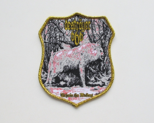 DESTROYER 666 - Unchain the Wolves -- woven patch.jpg